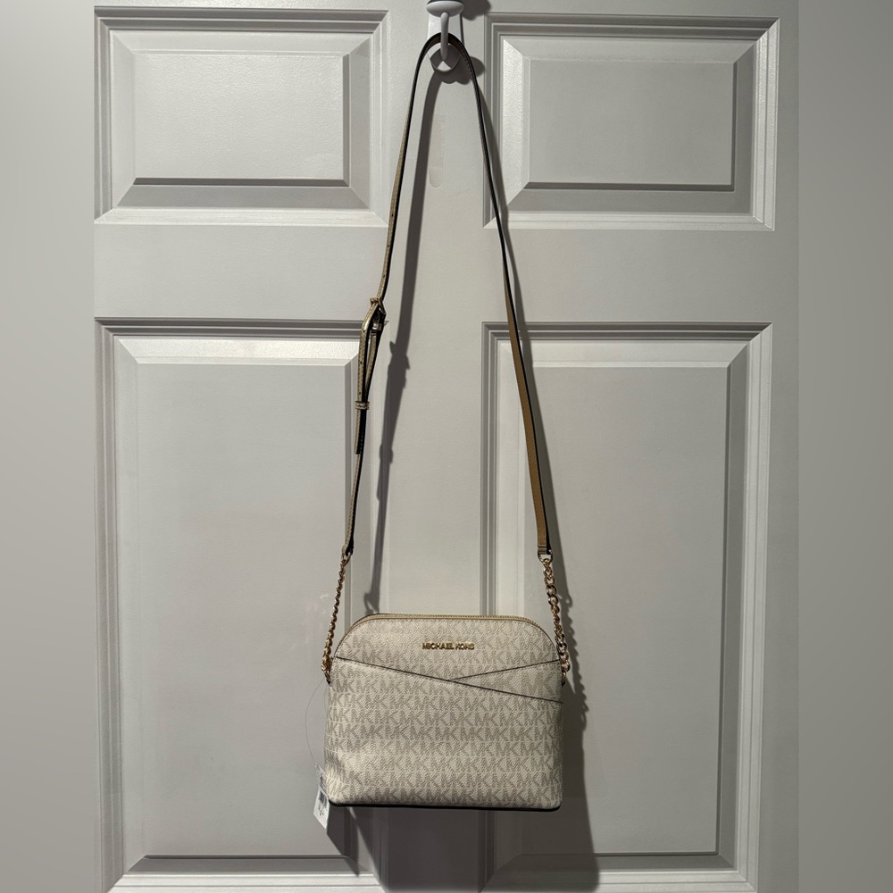 Michael Kors Cream Crossbody Bag